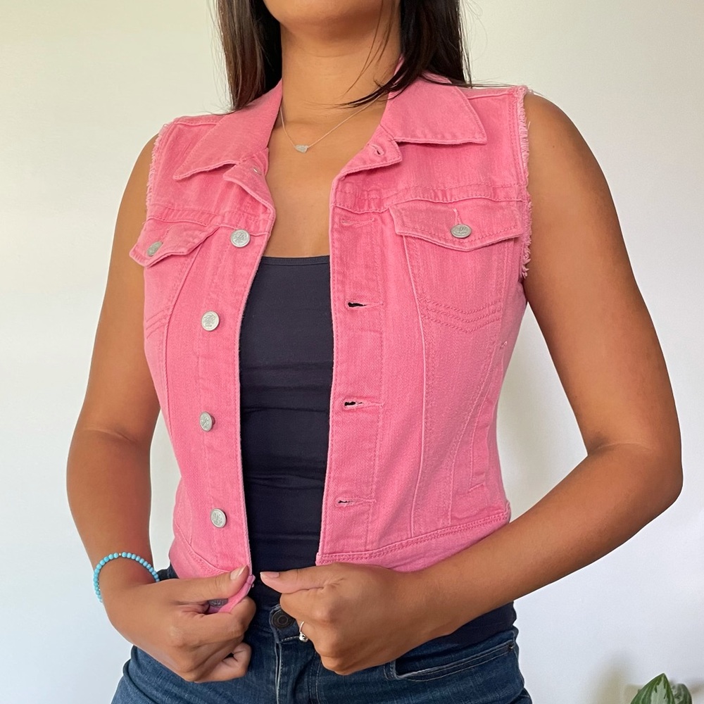 American Rag Denim Vest Jacket